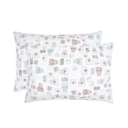 Фото -Наволочки бязеві (2шт.) "Тедді" (кавово-ментоловий) 40х60см 175527