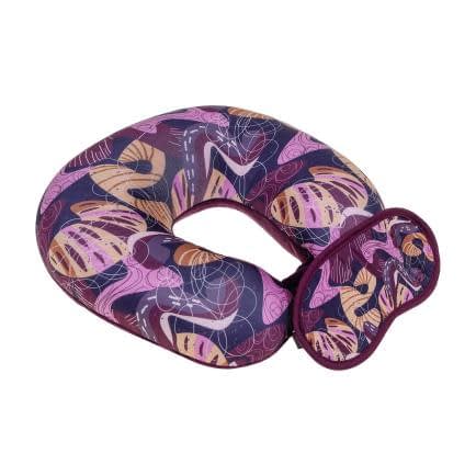 Фото -Набір для подорожей: дорожня подушка 30х30 см і пов’язка для очей «Ритми джазу» 195375