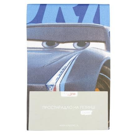 Фото -Простирадло дитяче сатин на резинці Home Line "Тачки"  90х200см 162462