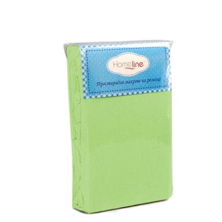Фото -Простирадло махрове на резинці Home Line (салатове) 160х200см 110474