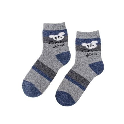 Фото -Шкарпетки дитячі сіро-блакитний - темно-сірий 16-18 (5-6 років) 180323