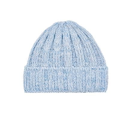 Фото -Шапка, шарф дитячий набір блакитний меланж 48-50 (1-2 роки) 180273