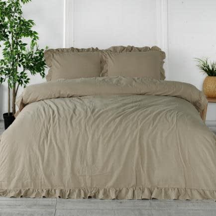 Фото -Сімейний комплект постільної білизни Limasso "Oxfordtan" (бежевий) 141700