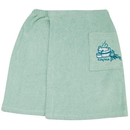 Фото -Спідниця махрова "Сауна" (ментолова) XL 153877