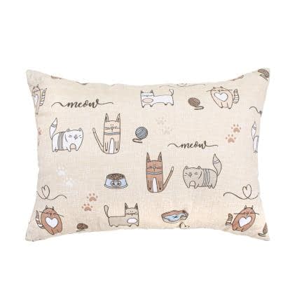 Фото -Подушка декоративна Home Line "Кіт на кухні" (пісочний) 35х50см 175279