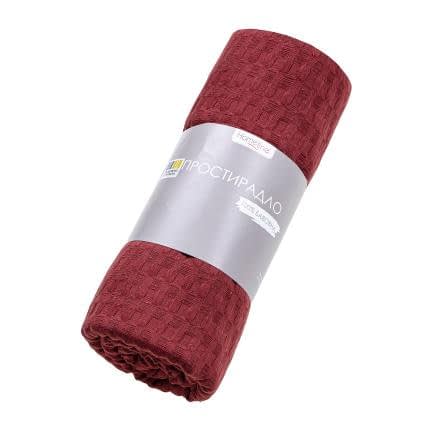 Фото -Простирадло вафельне Home Line 160х200 см червоний 190675