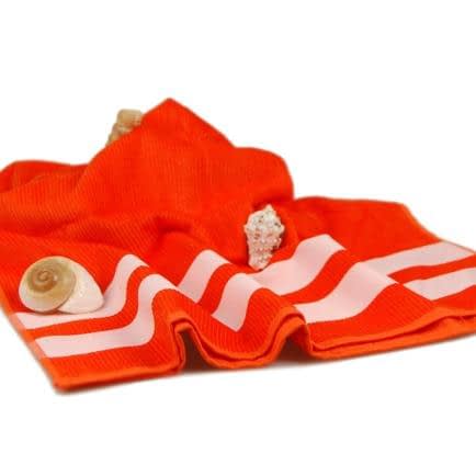 Фото -Рушник велюровий пляжний Home Line (помаранчевий), 70х150см 105628