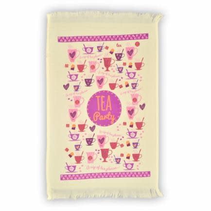 Фото -Рушник велюровий кухонний Akipek "Чайна вечірка" 40х60см 129336