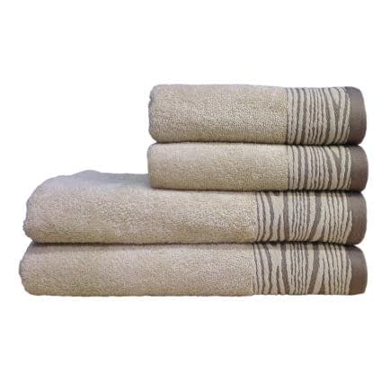 Фото -Рушник махровий Home Line "Tree" (бежевий), 70х140см 102003