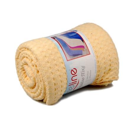 Фото -Простирадло вафельне піке (жовте) 150х235см 116808