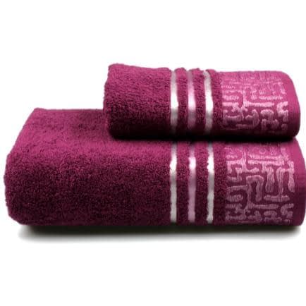 Фото -Рушник махровий Home Line "Perseus new" (фіолетовий), 50х90см 103514