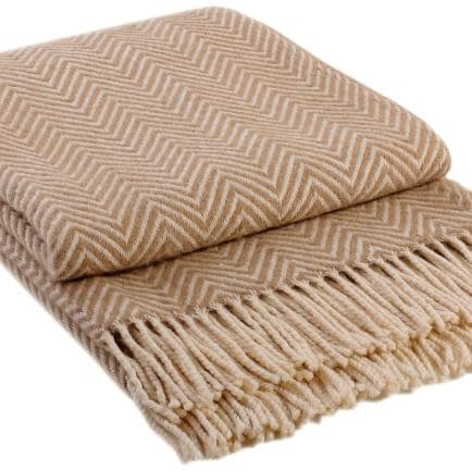 Фото -Плед Vladi "Шарлотта" (біло-бежевий) 140х200см 104860