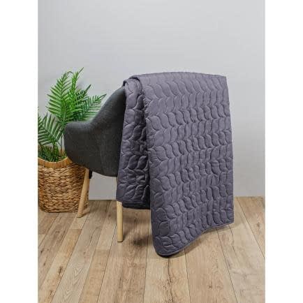 Фото -Покривало стьобане Home Line 160х210 (сірий) 178208