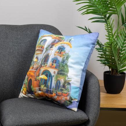 Фото -Подушка декоративна Home Line "Будинок біля моря" 189207