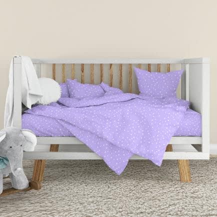 Фото -Дитячий комплект постільної білизни Home Line Зорі бузковий  193596
