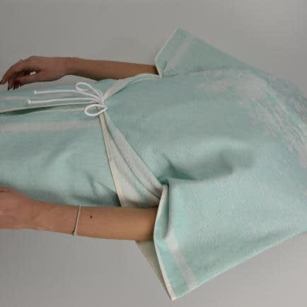 Фото -Пончо махрове (бирюзовий) 145028