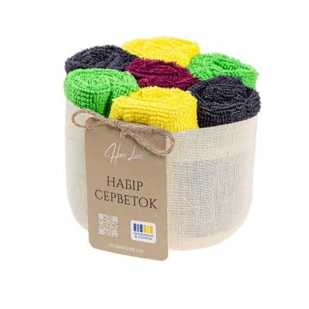 Фото -Набір серветок з мікрофібри Home Line (7 шт.) 30х33 190038