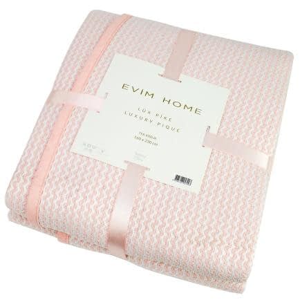 Фото -Плед "Lux pike" (пудровий) 160х230см 145178