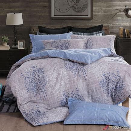 Фото -Півтораспальний комплект постільної білизни Home Line "Блу гарден" 137498