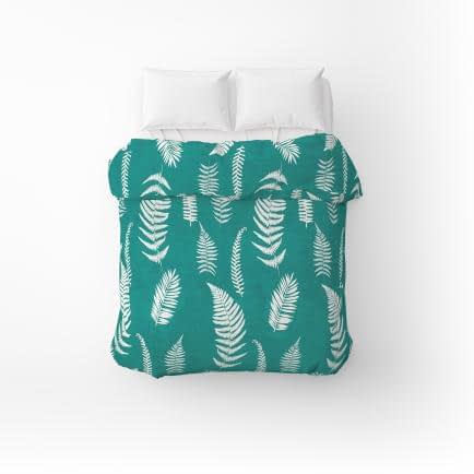 Фото -Підковдра бязева Home Line "Папороть" (зелений) 205х220см 181402