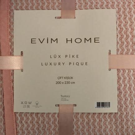 Фото -Плед "Lux pike" (пудровий) 200х230см 145169