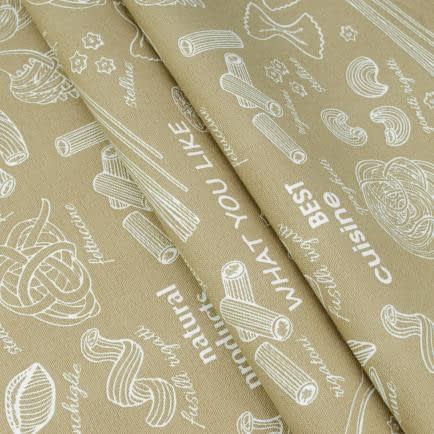 Фото -Полупанама набивна "Паста" бежевий 142см (230г/м2) 166057