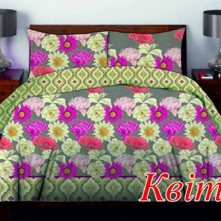 Фото -Півтораспальний комплект постільної білизни Home Line "Квіти" 70х70 122835
