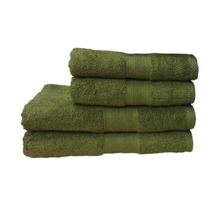 Фото -Рушник махровий Home Line (темно-оливковий), 50х100см 102789