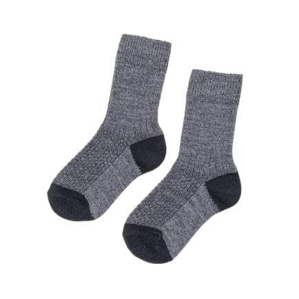 Фото -Шкарпетки дитячі сіро-чорні 20-22 (9-10 років) 180329