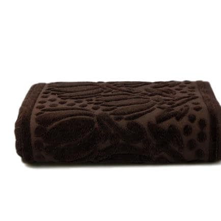 Полотенце махровое Shamrock "Iola" (темно-коричневое), 70х140см 94560