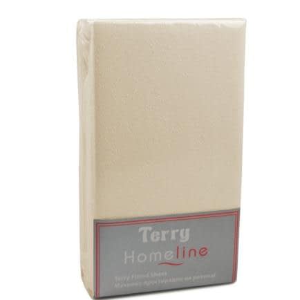 Фото -Простирадло махрове на резинці Home Line (кремове) 160х200см 105523