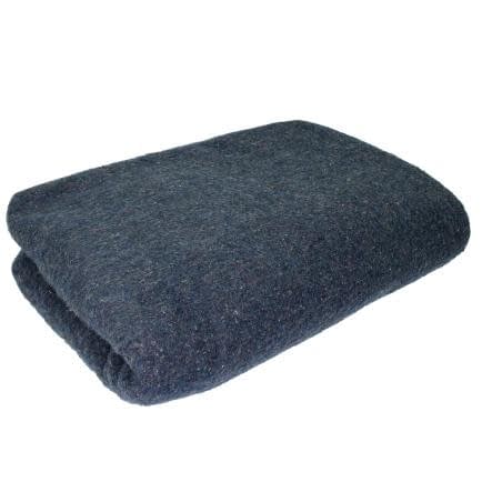 Фото -Ковдра ткана (темно-синій) 140х205см 159454