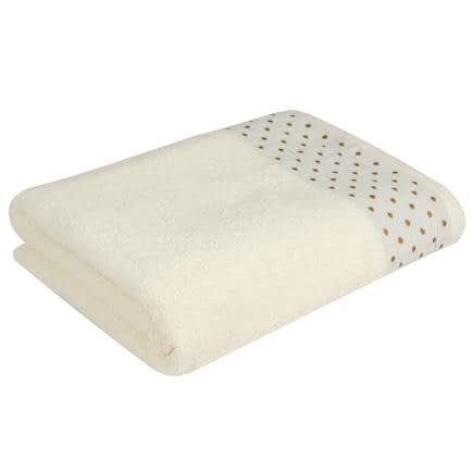 Фото -Рушник махровий Home Line "Amber" (кремовий), 70х130см 133824