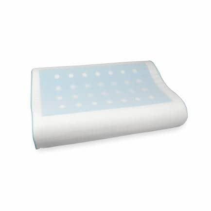 Фото -Подушка ортопедична контурна з ефектом пам'яті та охолоджуючим гелем Home Line 60х40х12см 147397