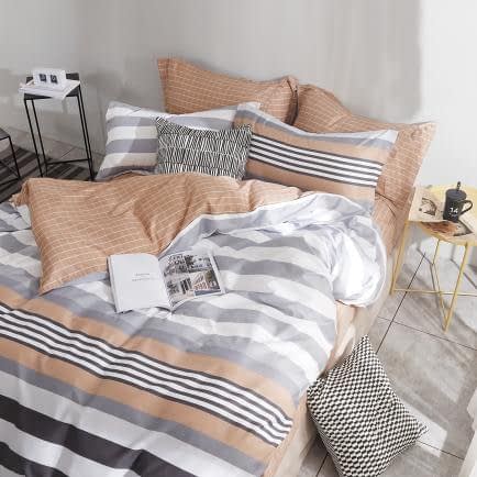 Фото -Євро комплект постільної білизни Home Line "Латте" 141222