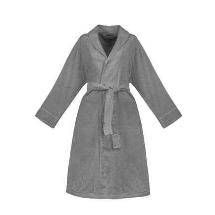Фото -Халат махровий шалевий комір (темно-сірий) XL 160372
