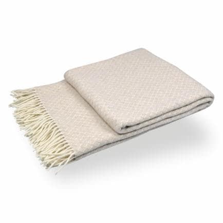 Фото -Плед "Жасмін" (біло-бежевий) 140х200см 129776