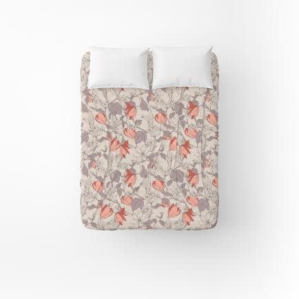 Фото -Простирадло бязеве Home Line "Весняний вечір" 145х215см (помаранчевий) 183225