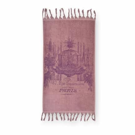 Фото -Рушник велюровий Home Line "Paris" (рожевий), 50х85см 126246