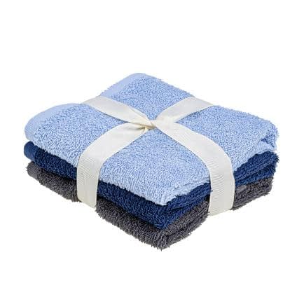 Фото -Набір махрових серветок 30х45см (3 шт), асорті 195240