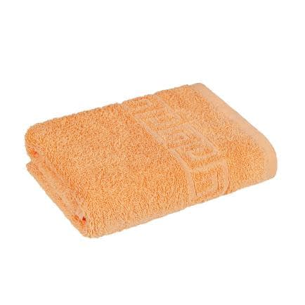 Фото -Рушник махровий бордюрний 50х90см (абрикосовий) 178667