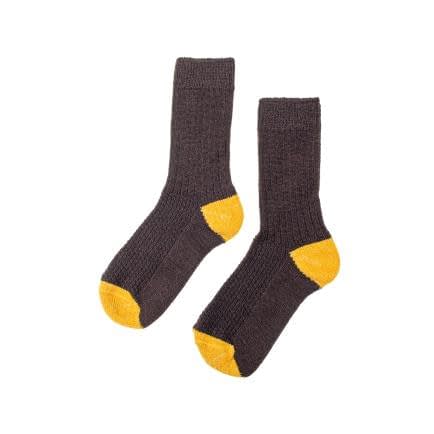 Фото -Шкарпетки дитячі чорно-жовті 24-26 (13-14 років) 180334