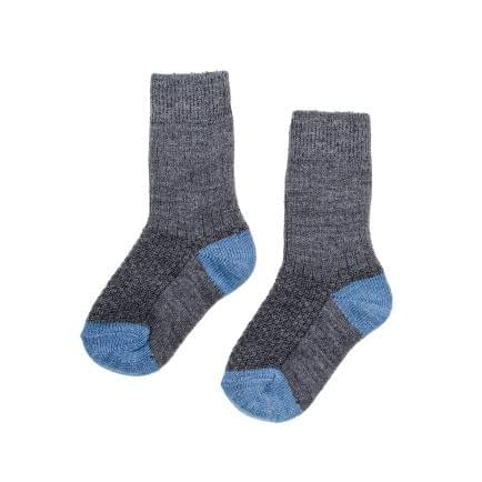 Фото -Шкарпетки дитячі сіро-блакитні 18-20 (7-8 років) 180320