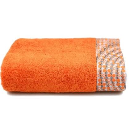 Фото -Рушник махровий Shamrock "Lykia" (помаранчевий), 70х140см 99100