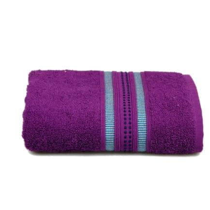 Фото -Рушник махровий Home Line "Misteria" (сливовий), 50х90см 114634
