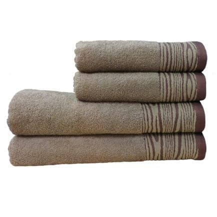 Фото -Рушник махровий Home Line "Tree" (мокко), 70х140см 102006