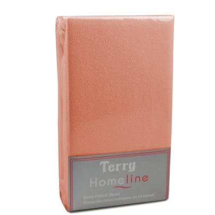 Фото -Простирадло махрове на резинці Home Line (персикове) 90х200см 105491