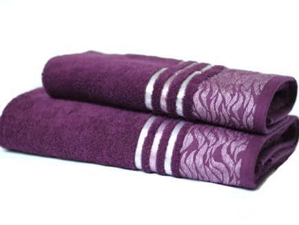 Фото -Рушник махровий Home Line "Perseus" (фіолетовий), 70х140см 96699