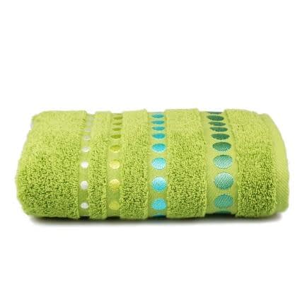Фото -Рушник махровий Home Line "Pretty dots" (зелений), 50х90см 105633