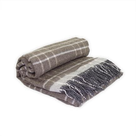 Фото -Плед "Тоскана" в коробці (біло-сіро-коричневий) 140x200см 151778